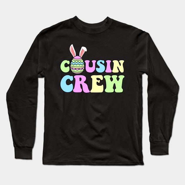 Easter Cousin Crew Family Matching Boys Girls Kids Toddlers Long Sleeve T-Shirt by artbooming